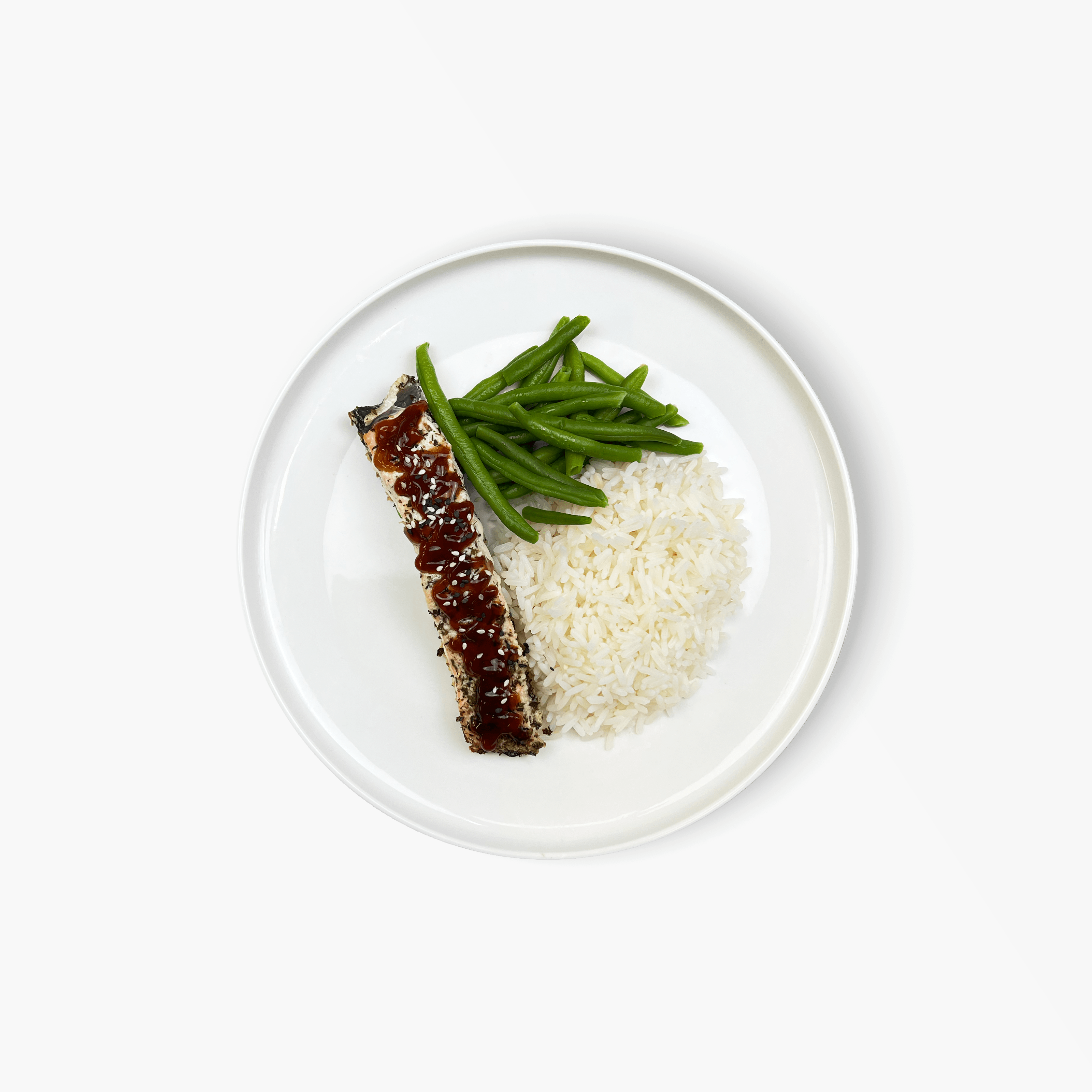 Teriyaki Salmon with Rice & Veg