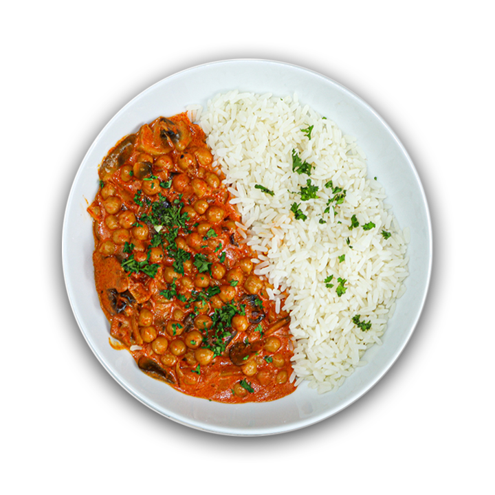 Chickpea Curry (Vegan) - Vegan & Vegetarian meal prep